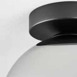 Suspension Verre Fumé-hofstein Plafonnier Verre 20 cm Koyoto Chrome, Fumé, 1 lumière