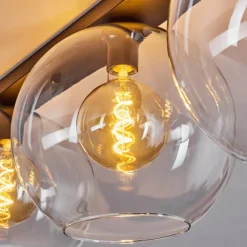 hofstein Plafonnier Verre 30 cm Koyoto Clair, 4 lumières