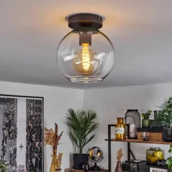 hofstein Plafonnier Verre 20 cm Koyoto Clair, 1 lumière