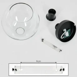 hofstein Plafonnier Verre 20 cm Koyoto Clair, 1 lumière