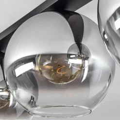 Suspension Verre Fumé-hofstein Plafonnier Verre 30 cm Koyoto Clair, Fumé, 3 lumières