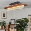 Lampes En Bois-hofstein Plafonnier Versoix LED Noir, 1 lumière