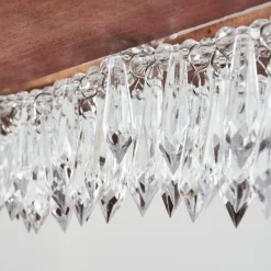 Lampes En Bois-hofstein Plafonnier Versoix LED Noir, 1 lumière