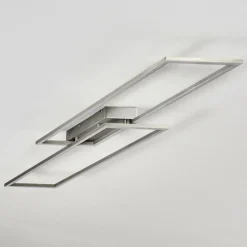 hofstein Plafonnier Veyrier LED Acier brossé, 2 lumières* Éclairage Led