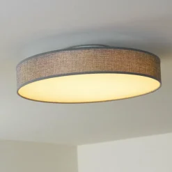 Lampes En Tissu-hofstein Plafonnier Victoria LED Blanc, 1 lumière