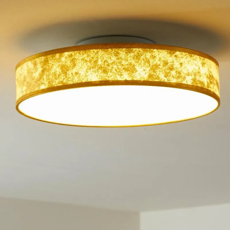 Lampes En Tissu-hofstein Plafonnier Victoria LED Blanc, 1 lumière