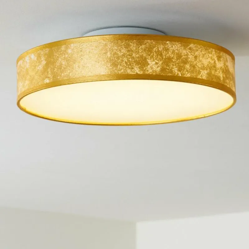 Lampes En Tissu-hofstein Plafonnier Victoria LED Blanc, 1 lumière