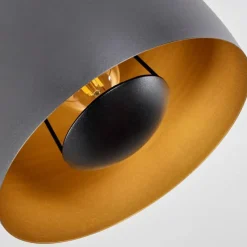 Lampes Dorées-hofstein Plafonnier Viking Noir, 1 lumière