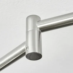 hofstein Plafonnier Villenauxe LED Nickel mat, 6 lumières