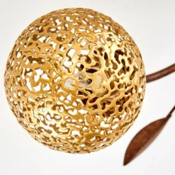 Lampes Dorées-hofstein Plafonnier Virga Rouille, 4 lumières