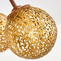 Lampes Dorées-hofstein Plafonnier Virga Rouille, 5 lumières