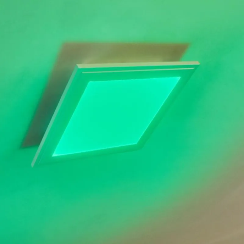 hofstein Plafonnier Voisines LED Blanc, 1 lumière, Télécommandes, Changeur de couleurs