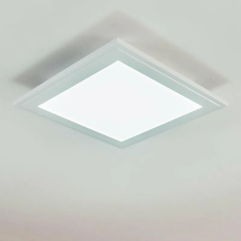 hofstein Plafonnier Voisines LED Blanc, 1 lumière, Télécommandes, Changeur de couleurs