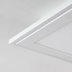 hofstein Plafonnier Voisines LED Blanc, 1 lumière, Télécommandes, Changeur de couleurs