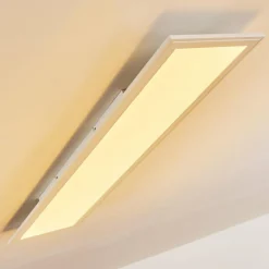 hofstein Plafonnier Voisines LED Blanc, 1 lumière, Télécommandes, Changeur de couleurs