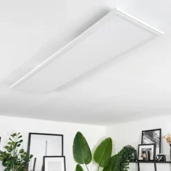 hofstein Plafonnier Voisines LED Blanc, 1 lumière, Télécommandes
