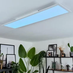 hofstein Plafonnier Voisines LED Blanc, 1 lumière, Télécommandes