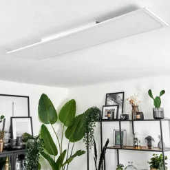 hofstein Plafonnier Voisines LED Blanc, 1 lumière, Télécommandes