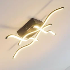 hofstein Plafonnier Voltti LED Noir, 4 lumières