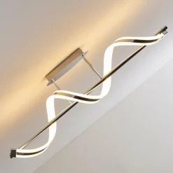 hofstein Plafonnier Vora LED Chrome, 1 lumière