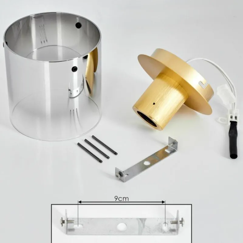 Lampes Dorées-hofstein Plafonnier Vuoltu Or, 1 lumière