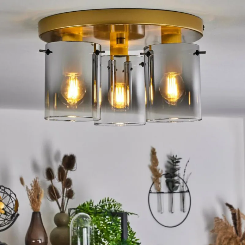 Lampes Dorées-hofstein Plafonnier Vuoltu Or, 3 lumières