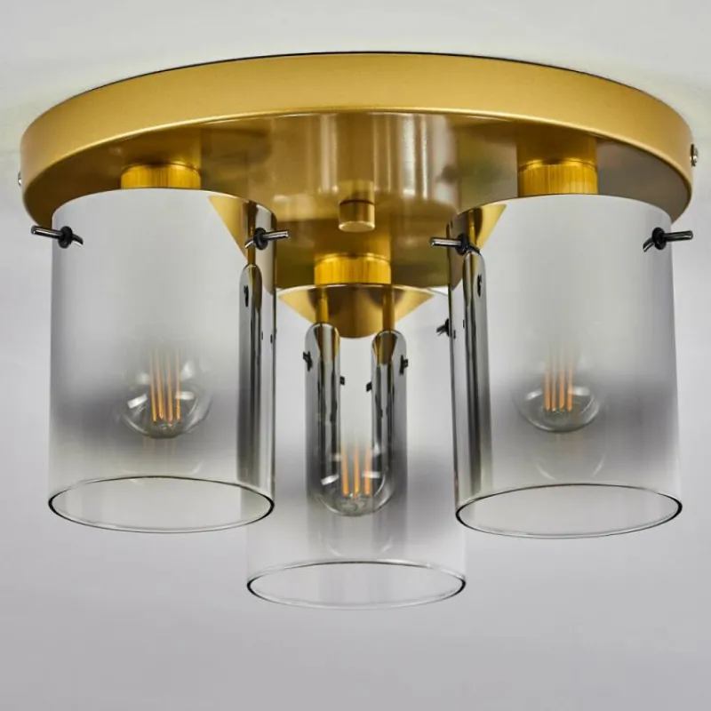 Lampes Dorées-hofstein Plafonnier Vuoltu Or, 3 lumières