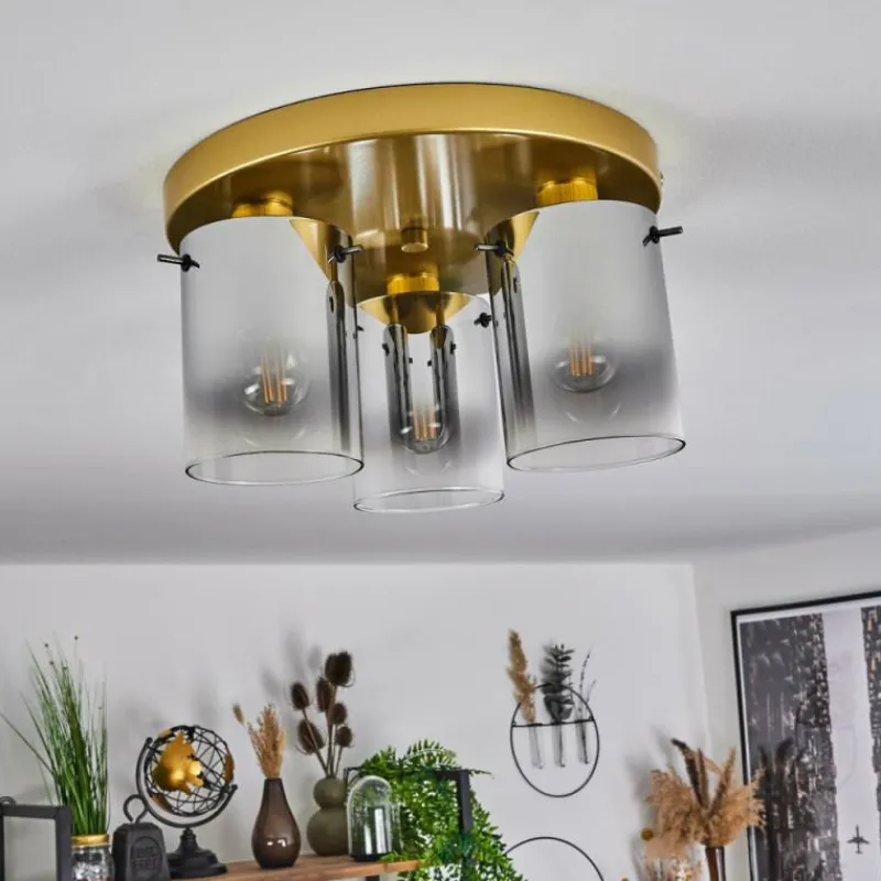 Lampes Dorées-hofstein Plafonnier Vuoltu Or, 3 lumières