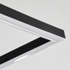 Luminaires Scandinaves-hofstein Plafonnier Walschbronn LED Brun, Couleur bois, Noir, 1 lumière