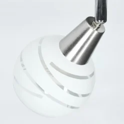 hofstein Plafonnier Warga LED Nickel mat, 1 lumière