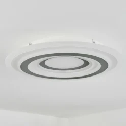 hofstein Plafonnier Wawo LED Blanc, 1 lumière, Télécommandes* Éclairage Led