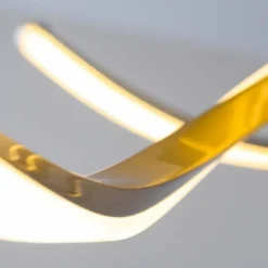 hofstein Plafonnier Wellington LED Aluminium, 4 lumières* Éclairage Led