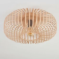 Luminaires Scandinaves-hofstein Plafonnier Wemude Beige, Noir, 1 lumière