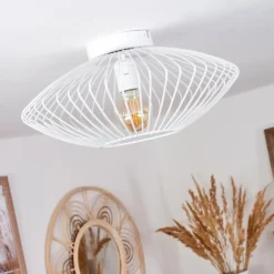 hofstein Plafonnier Wemude Blanc, 1 lumière