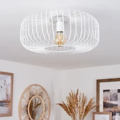 hofstein Plafonnier Wemude Blanc, 1 lumière