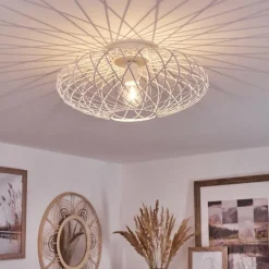 hofstein Plafonnier Wemude Blanc, 1 lumière