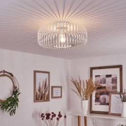 hofstein Plafonnier Wemude Blanc, 1 lumière