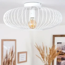 hofstein Plafonnier Wemude Blanc, 1 lumière