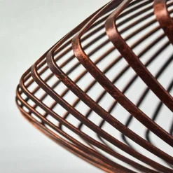 Lampes Vintages & Rétros-hofstein Plafonnier Wemude Cuivre, Noir, 1 lumière