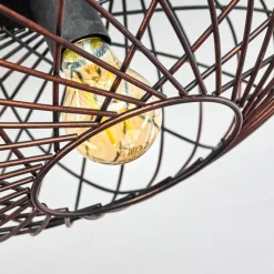 Lampes Vintages & Rétros-hofstein Plafonnier Wemude Cuivre, Noir, 1 lumière