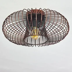 Lampes Vintages & Rétros-hofstein Plafonnier Wemude Cuivre, Noir, 1 lumière