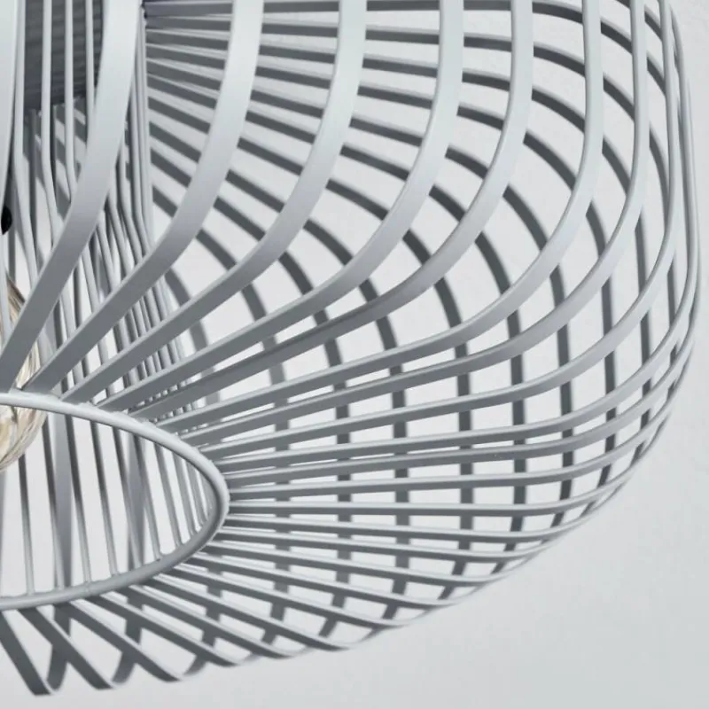 hofstein Plafonnier Wemude Gris, 1 lumière* Plafonniers