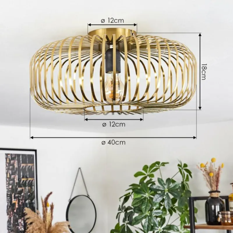 hofstein Plafonnier Wemude Laiton, 1 lumière* Plafonniers