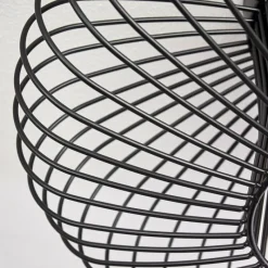 hofstein Plafonnier Wemude Noir, 1 lumière