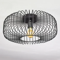 hofstein Plafonnier Wemude Noir, 1 lumière