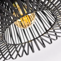 Lampes Dorées-hofstein Plafonnier Wemude Noir doré, 1 lumière