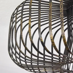 Lampes Dorées-hofstein Plafonnier Wemude Noir doré, 1 lumière