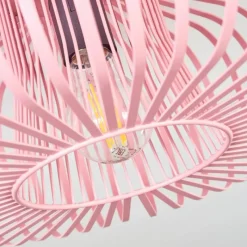 Lampes Industrielles-hofstein Plafonnier Wemude Rose, 1 lumière