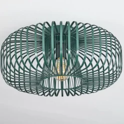 Lampes Industrielles-hofstein Plafonnier Wemude Vert, 1 lumière
