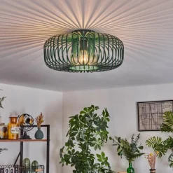 Lampes Industrielles-hofstein Plafonnier Wemude Vert, 1 lumière